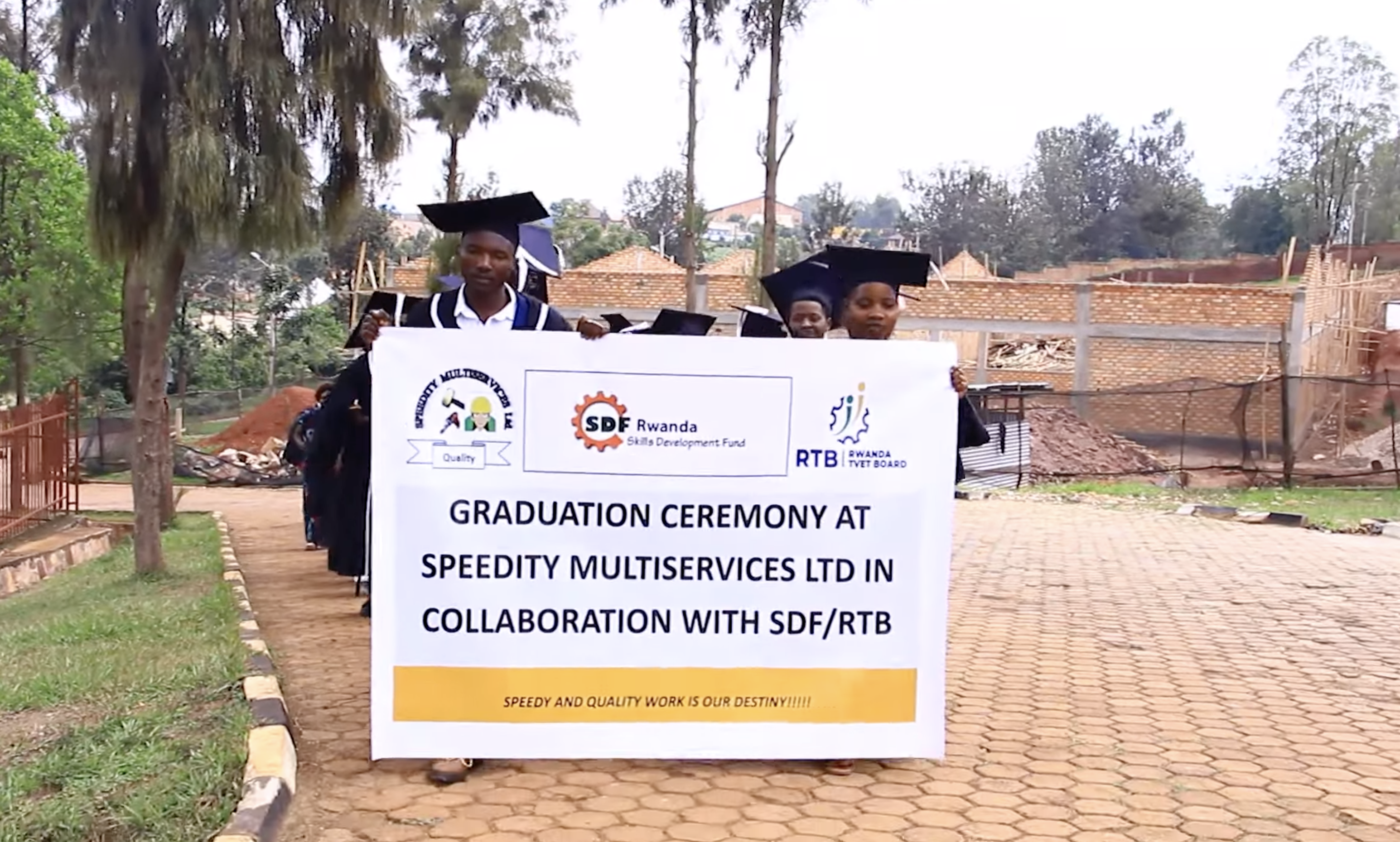 Testimony from the trained students who obtained their certificates after a 6 months training in Welding under SDF/RTB in Speedity Multiservices Ltd